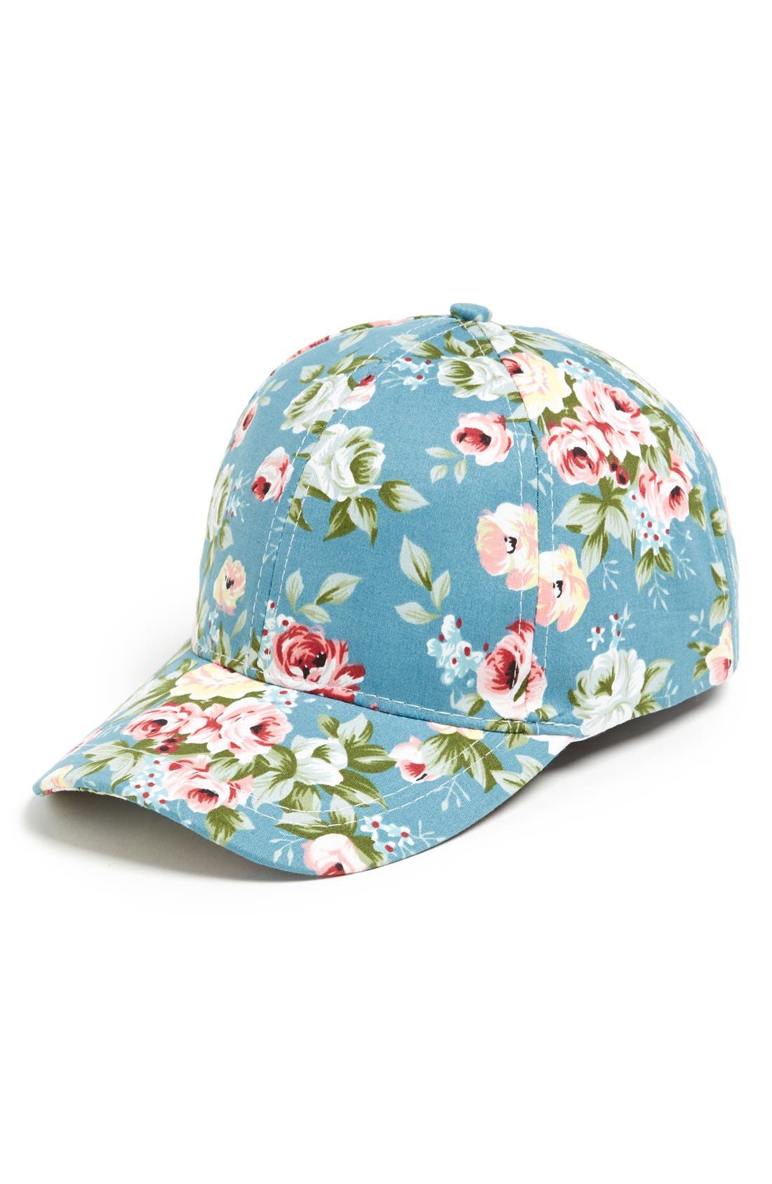 David & Young Floral Baseball Cap (Juniors) Nordstrom