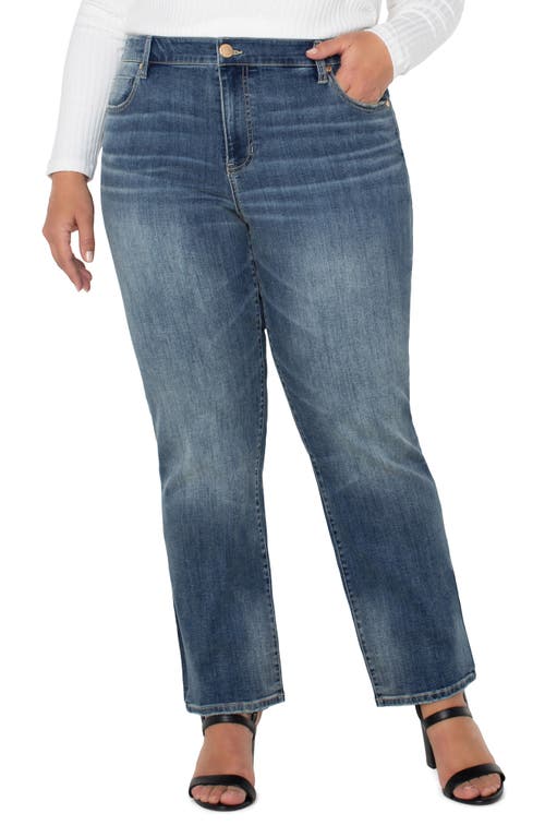 Shop Liverpool Los Angeles Liverpool Kennedy Straight Leg Jeans In Oasis