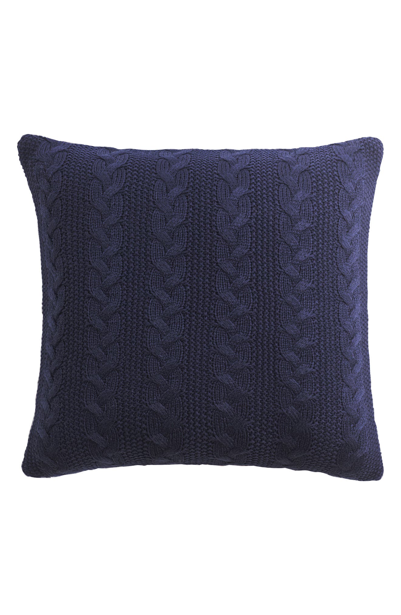 white cable knit throw pillows