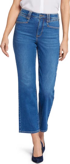 NYDJ High Waist Ankle Relaxed Straight Leg Jeans | Nordstrom