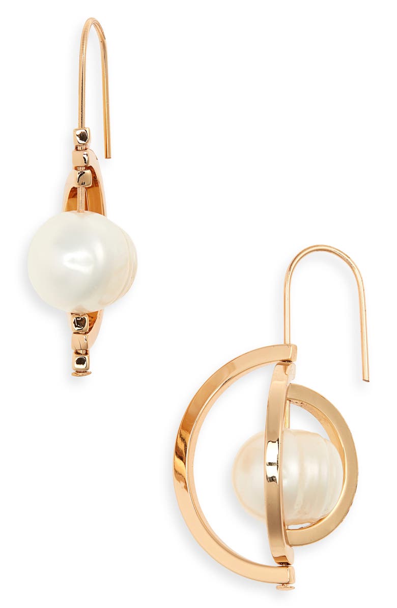 Tory Burch Spinning Pearl Drop Earrings | Nordstrom