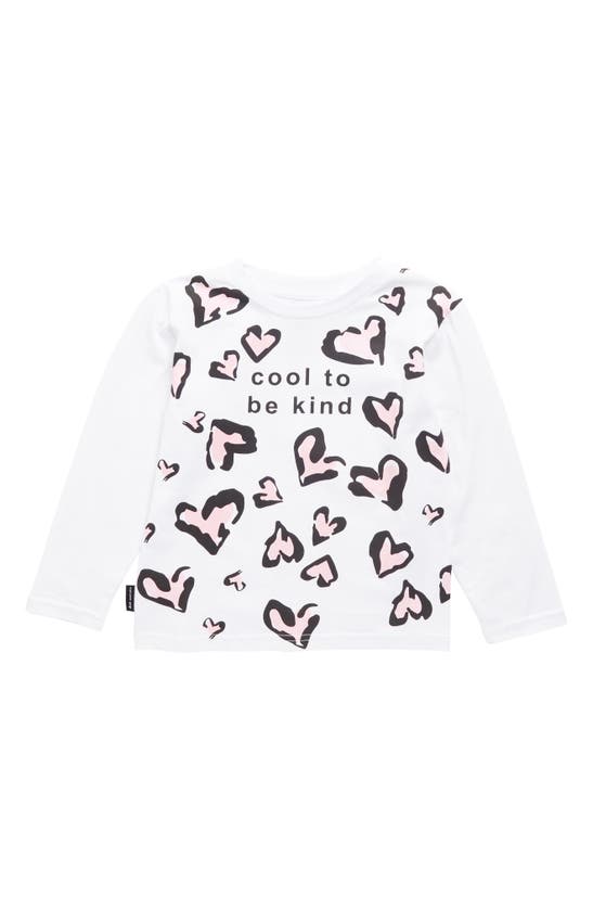 Dot Australia Kids' Long Sleeve Tee In White