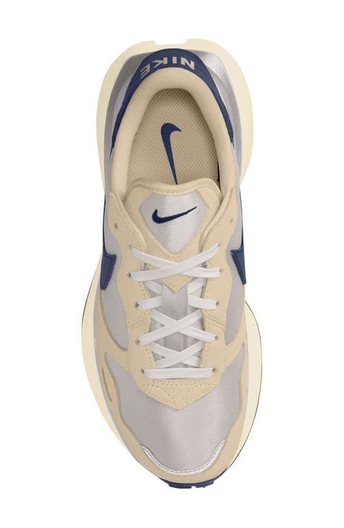 Shop Nike Phoenix Waffle Sneaker In Brown/midnight Navy