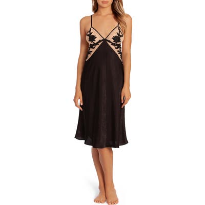 In Bloom By Jonquil Wildest Dreams Nightgown, Black