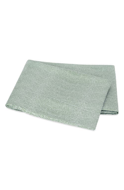 Matouk Jasper Cotton Sateen Flat Sheet In Green