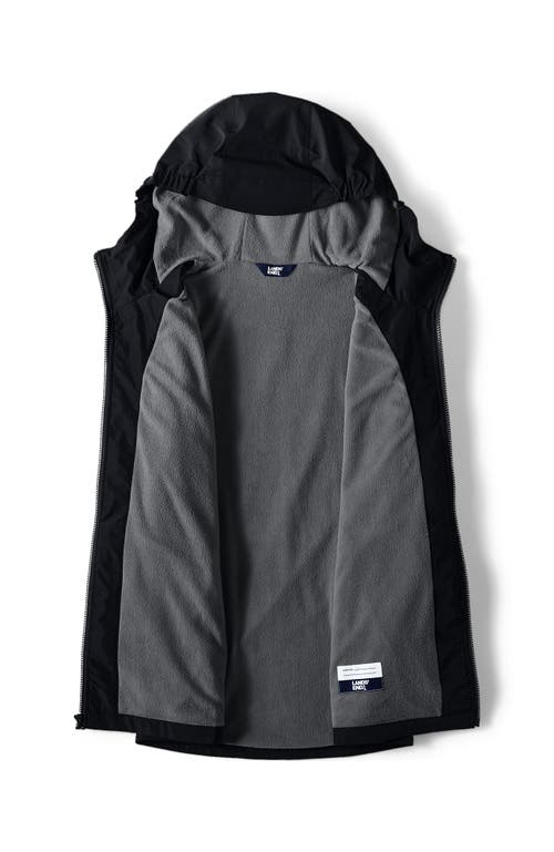 Lands' End School Uniform Rain Jacket In Black