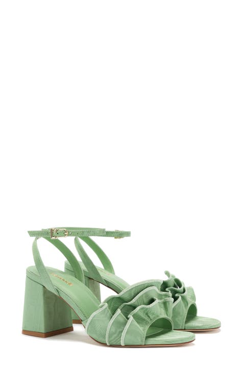 Green Ankle Strap Sandals for Women | Nordstrom