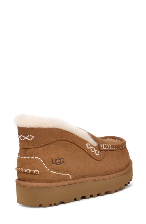 UGG(R) UGG(R) ANSLEY PARC GENUINE SHEARLING PLATFORM SLIPPER 