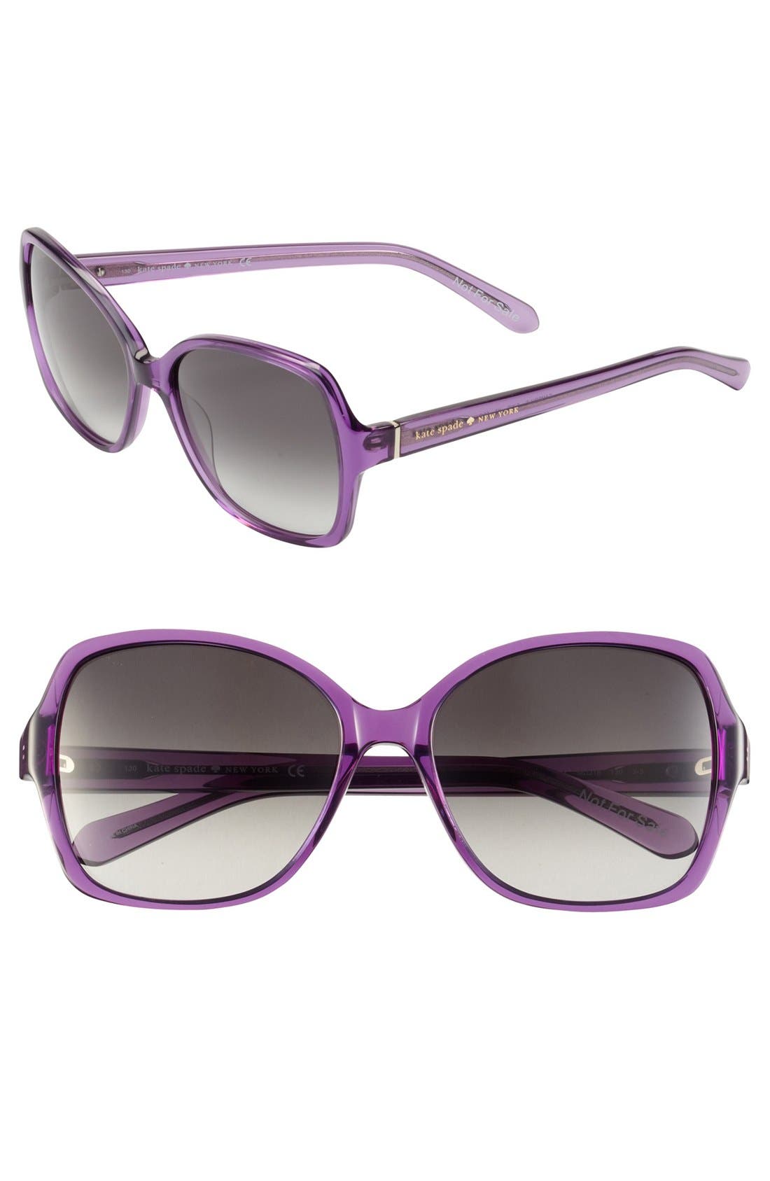 kate spade new york 'cambria' 56mm sunglasses Nordstrom