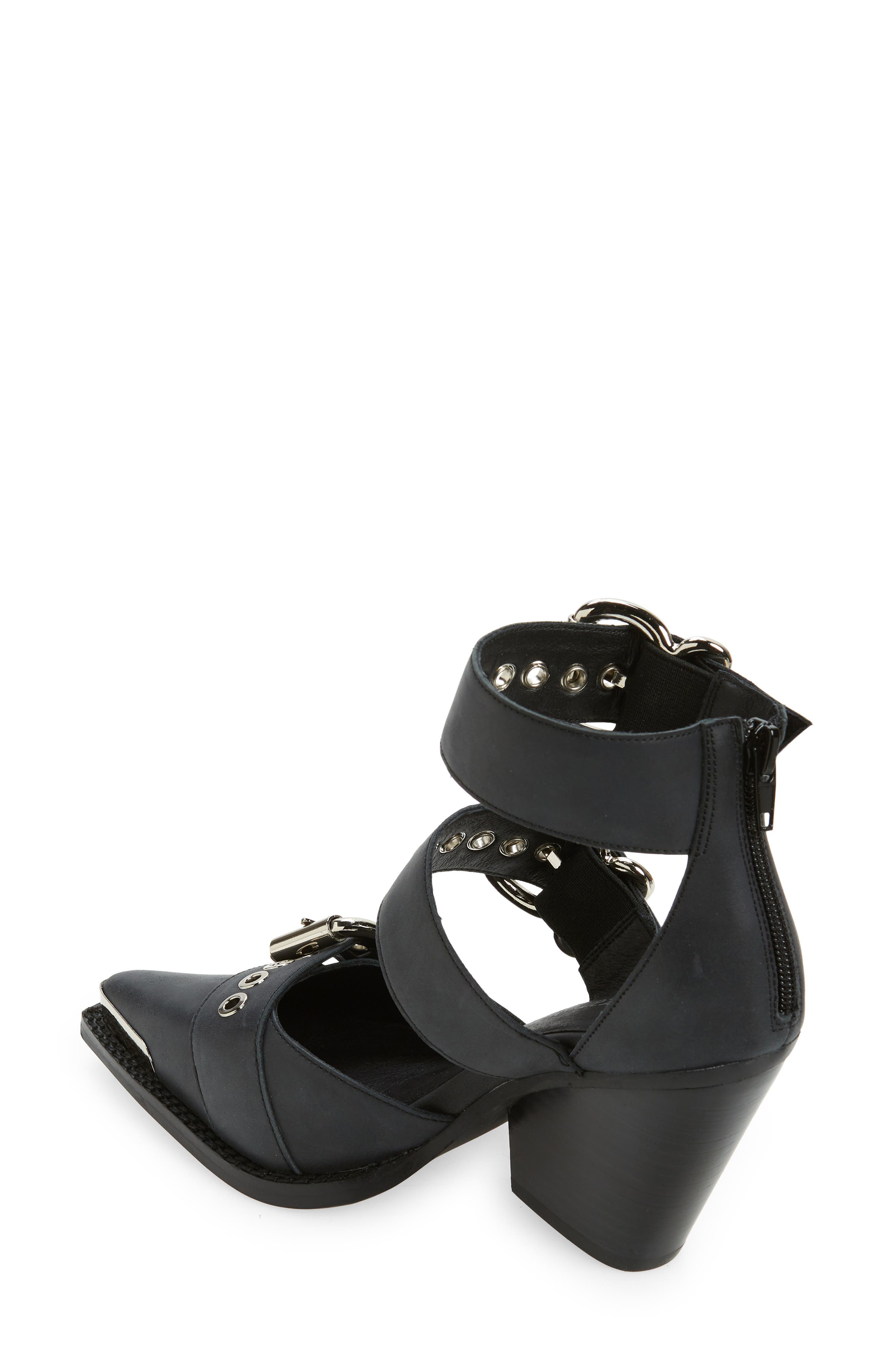 jeffrey campbell buckle ankle boots