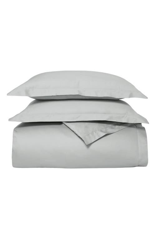 Boll & Branch Percale Hemmed Duvet Cover & Shams Set in Shore at Nordstrom