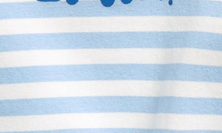 Shop Tucker + Tate Graphic Sweatshirt & Pintuck Shorts In Blue Placid- Blue Stripe