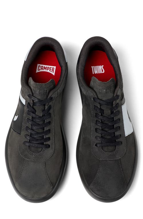 Shop Camper Twins Mismatched Sneakers In Dark Grey