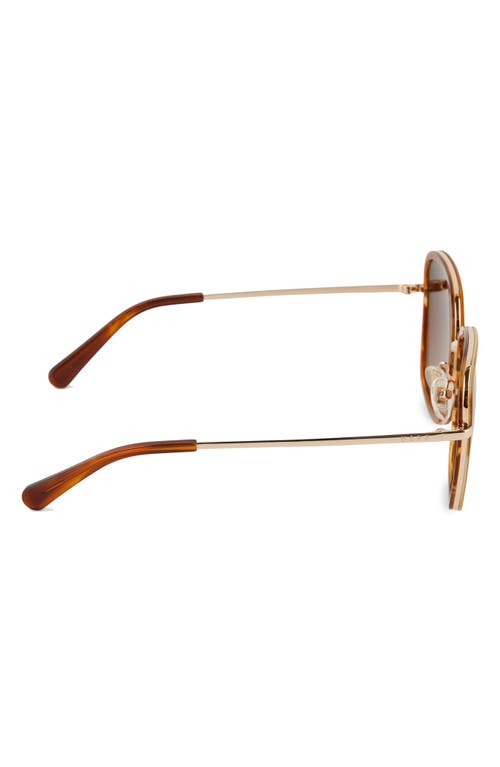 DIFF DIFF GENEVIVE 57MM GRADIENT SQUARE SUNGLASSES 