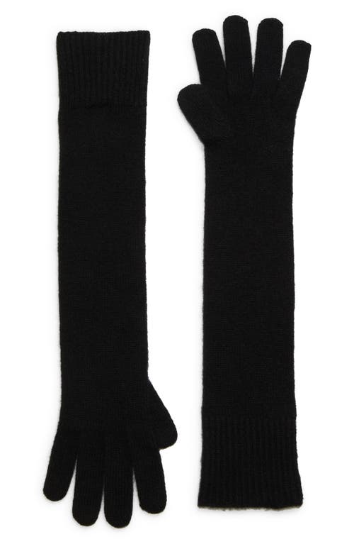 Shop Totême Toteme Wool & Cashmere Gloves In Black