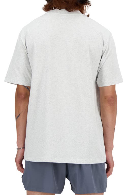 New Balance Athletics Oversize T-shirt In Ash Heather