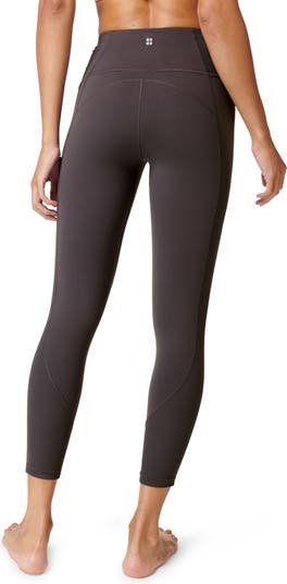 Super Soft Ribbed 7/8 Yoga Leggings - Neutral Flow Grey, Women's Leggings