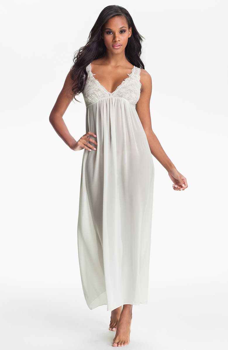 IN BLOOM BY JONQUIL 'Pearls & Lace' Nightgown, Main, color, IVORY