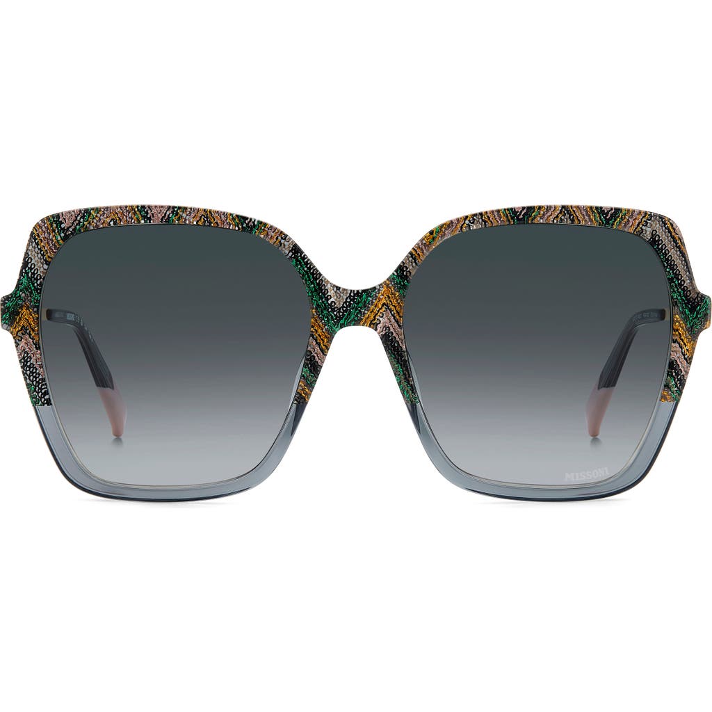 Missoni 57mm Square Sunglasses In Gray
