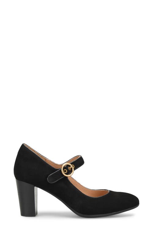 Shop Söfft Petra Mary Jane Pump In Black Suede