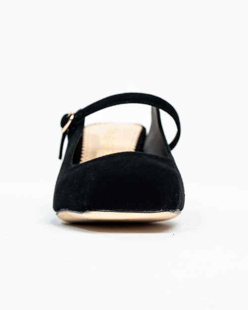 Shop Allegra James Lola Suede Maryjane In Black