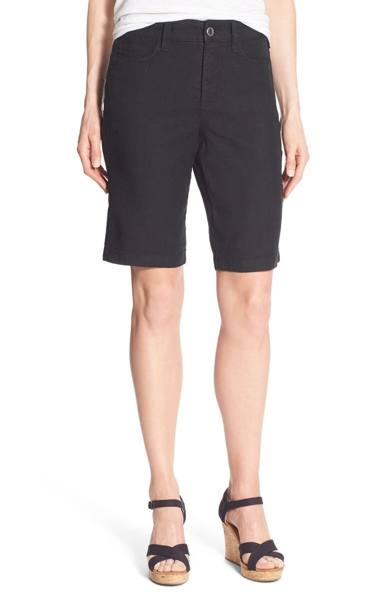 NYDJ Catherine Linen Blend Bermuda Shorts (Regular & Petite) | Nordstrom