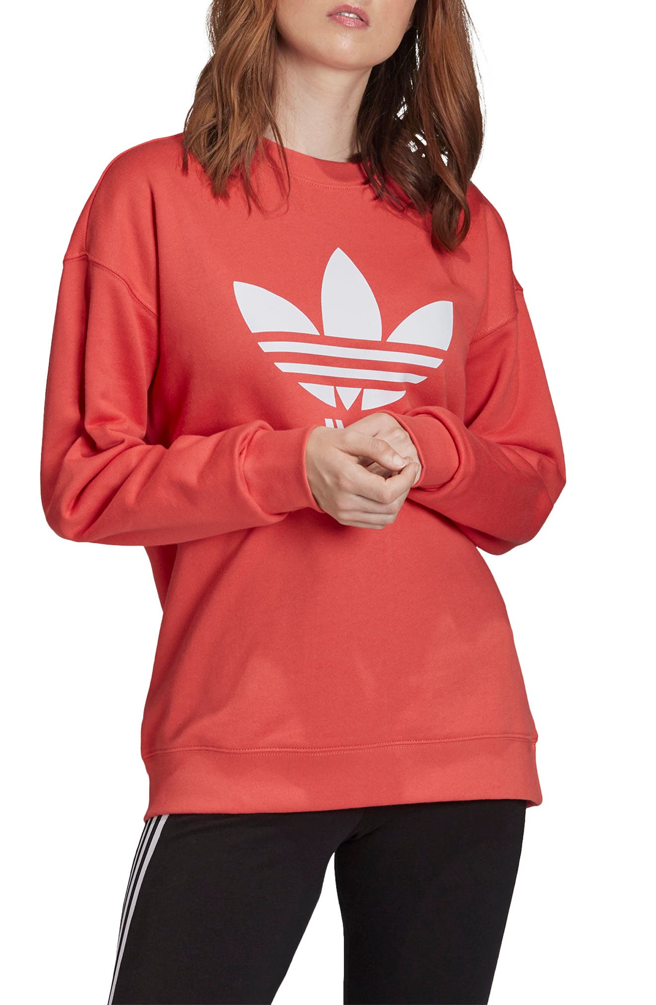 trefoil crewneck sweatshirt