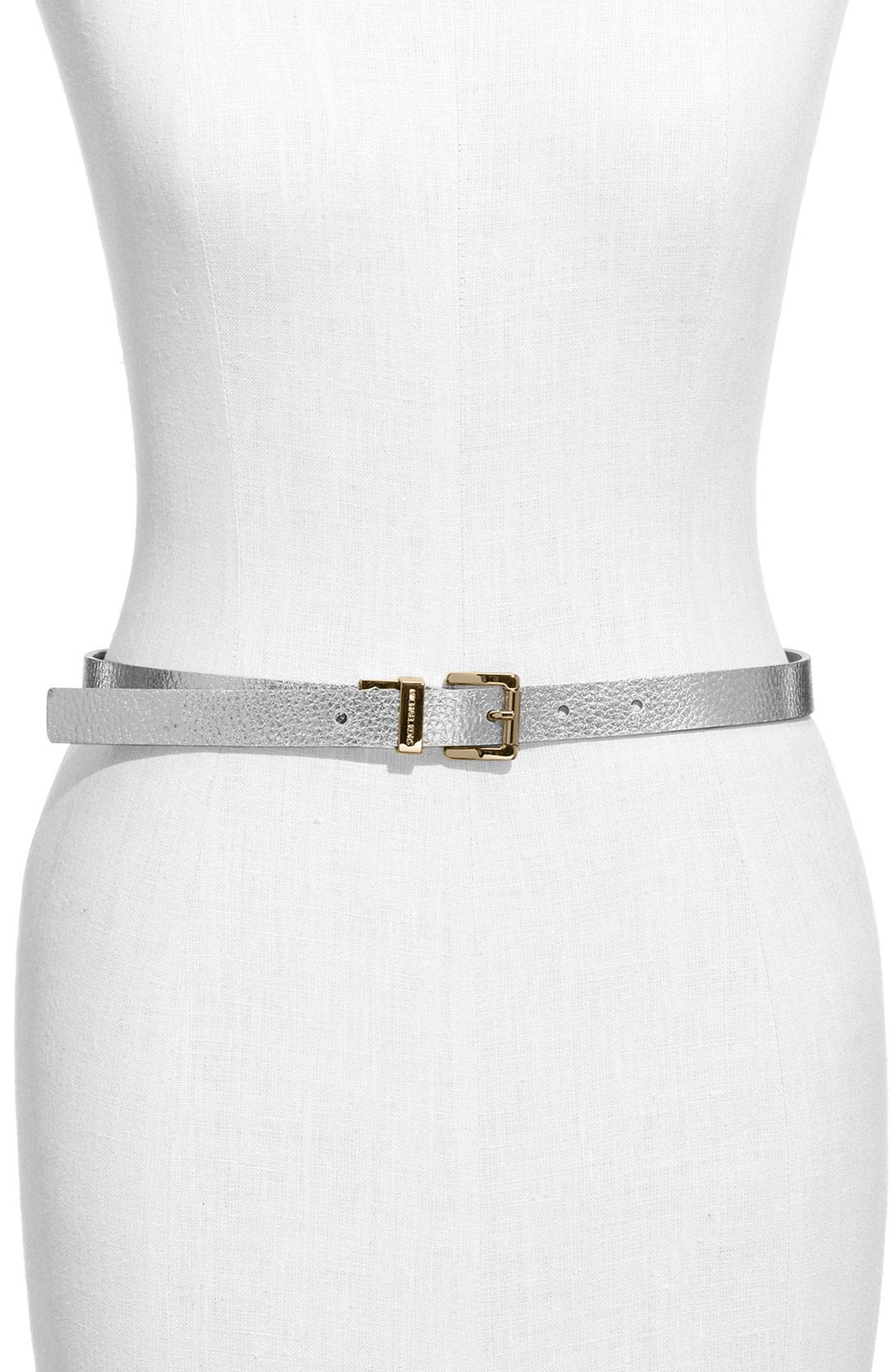 MICHAEL Michael Kors Metallic Belt Nordstrom