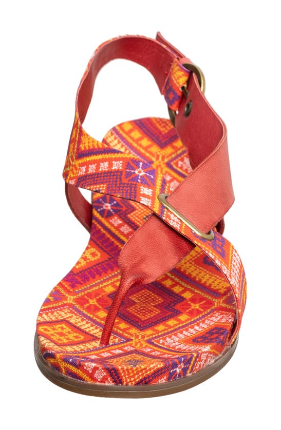Antelope Rey Slingback Sandal In Red Leather