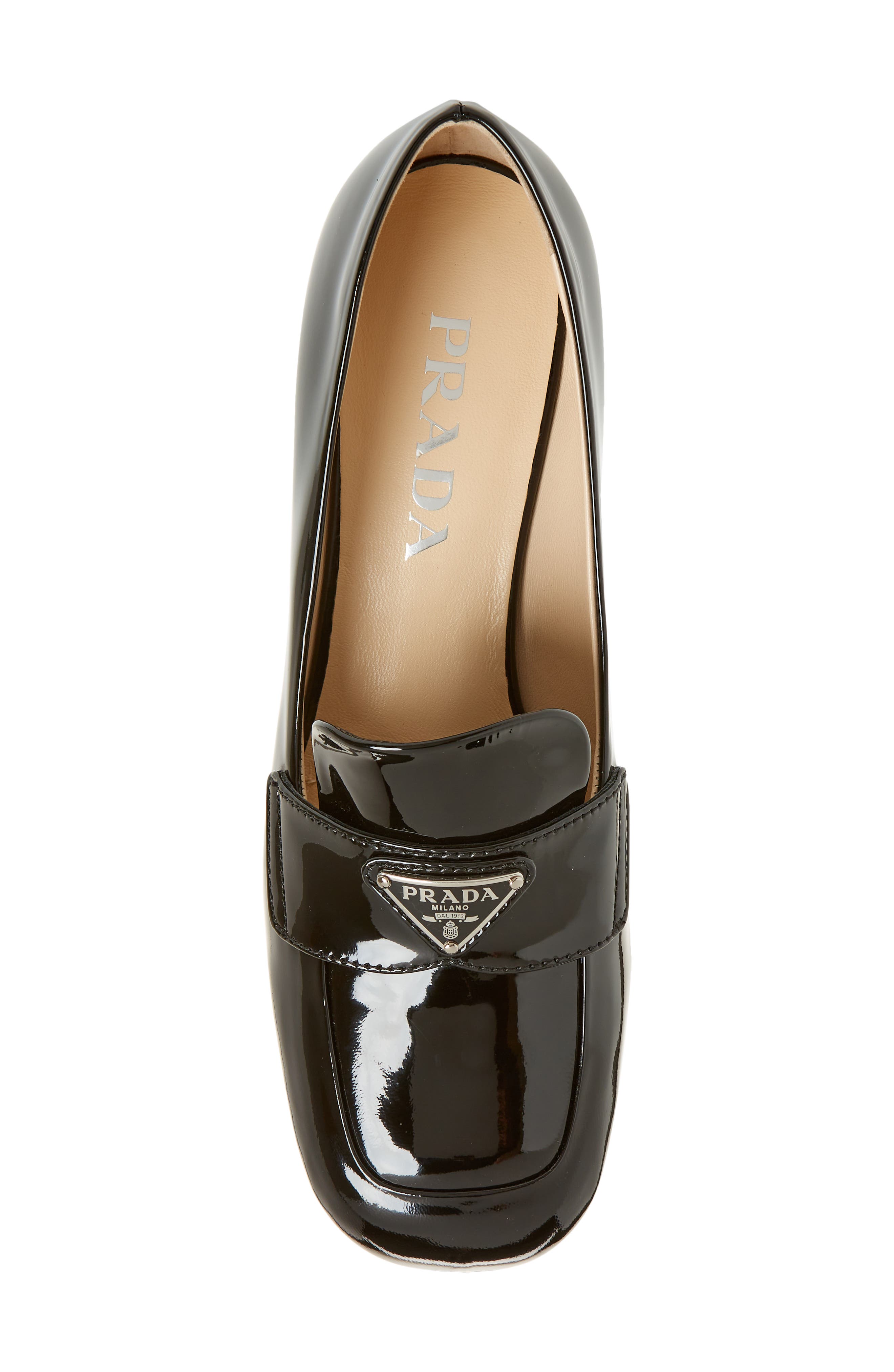 Prada Triangle Logo Loafer (Women) Nordstrom
