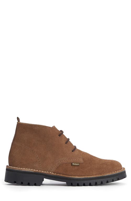 Shop Barbour Hobart Chukka Boot In Taupe Beige