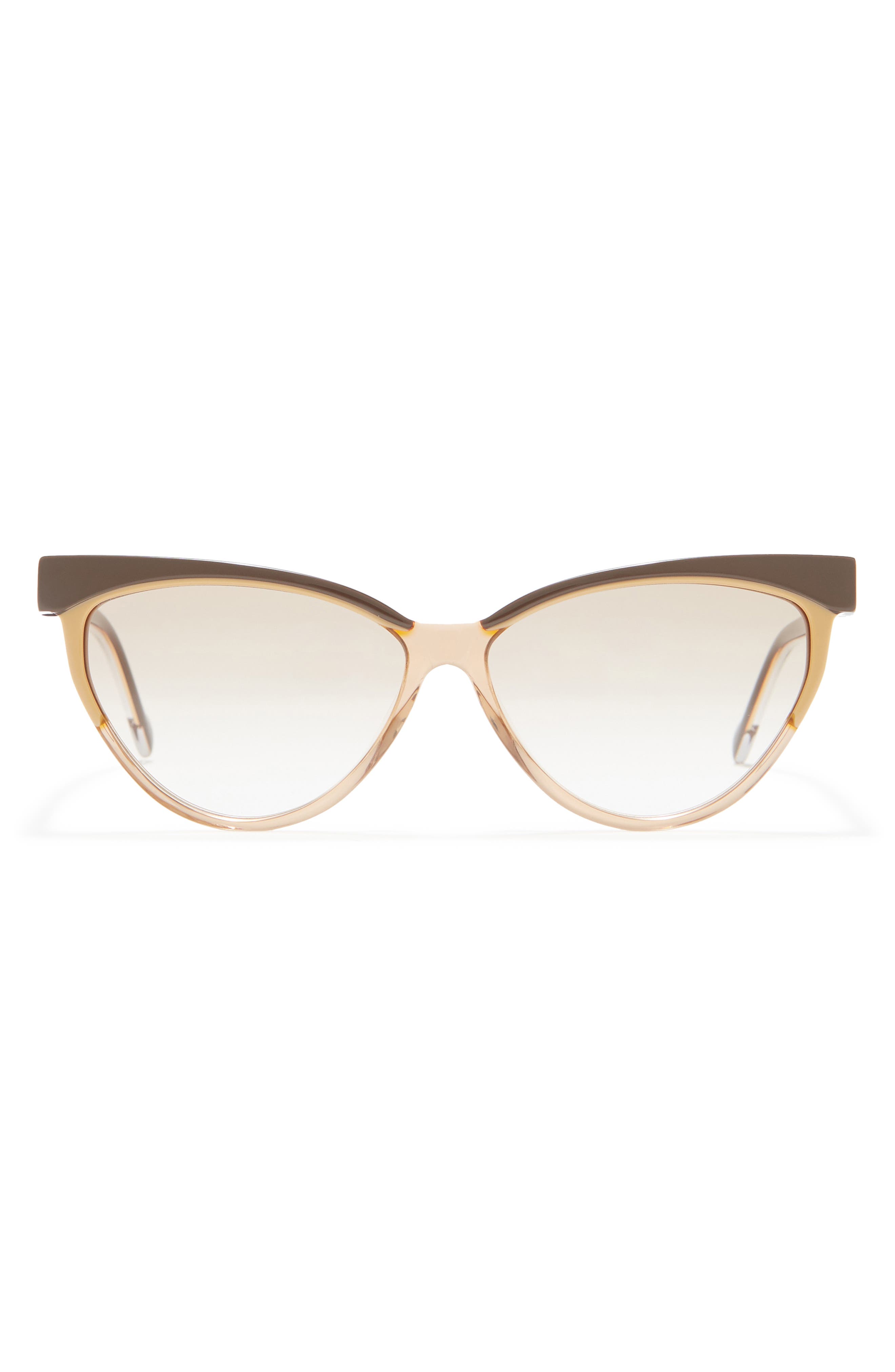 Zimmermann 59mm Cat Eye Sunglasses In Chocolate Light Brown Grad
