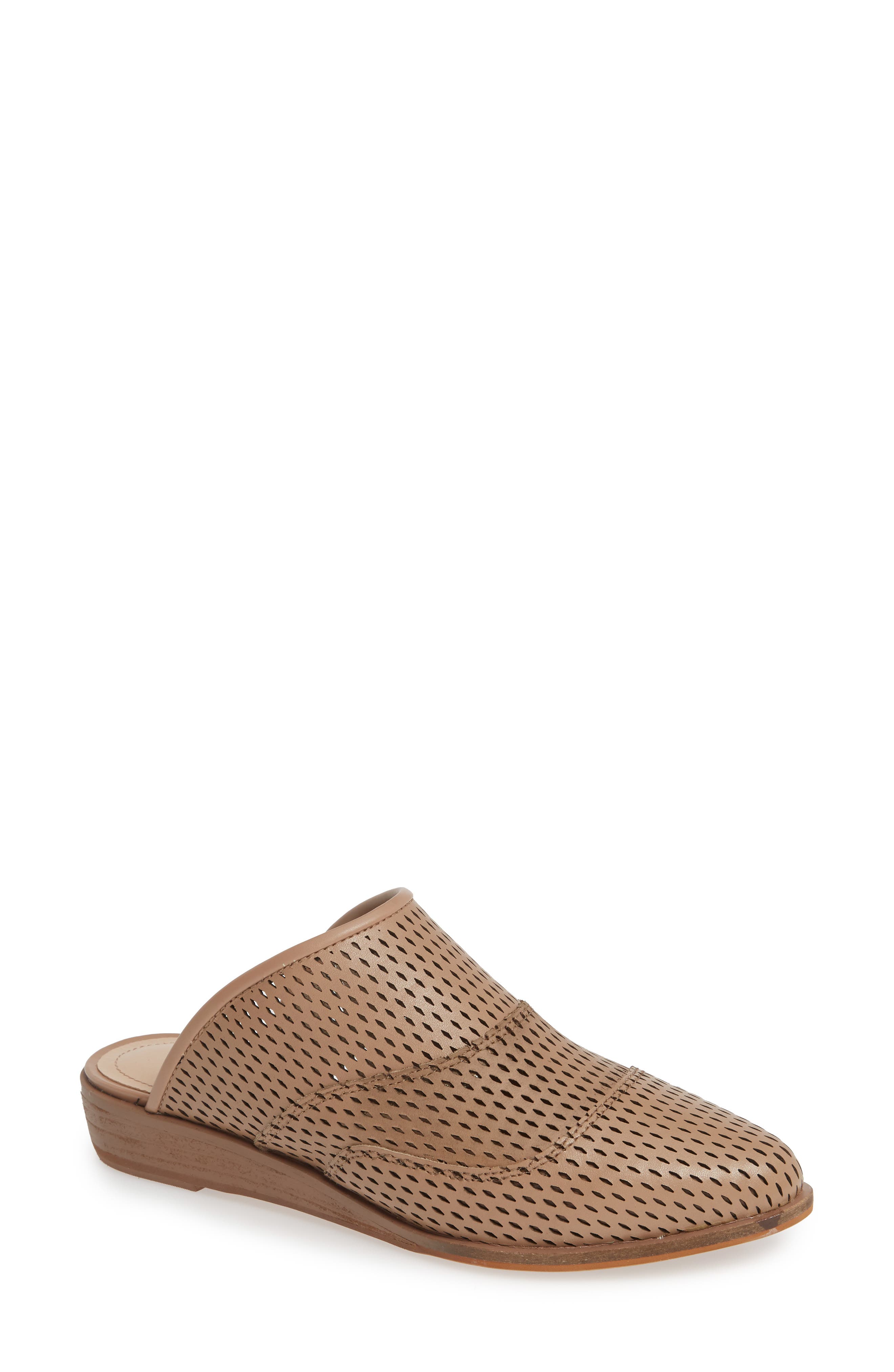 Kelsi Dagger Brooklyn Adelaide Perforated Mule- Beige