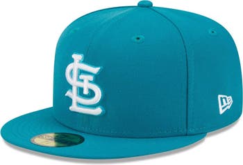 Men's New Era St. Louis Cardinals White on Logo 59FIFTY Fitted Hat