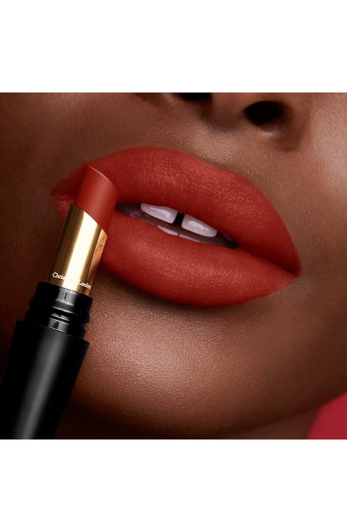 Shop Christian Louboutin Rouge Stiletto Lumi Matte Lipstick In Red Wood 157l