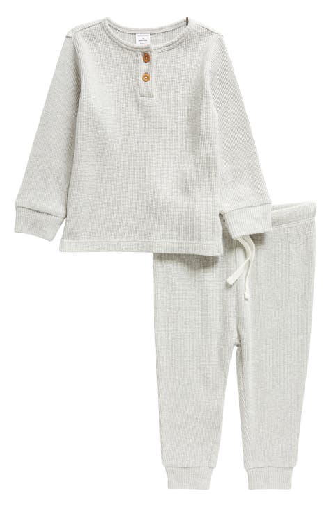 Baby waffle knit online onesie