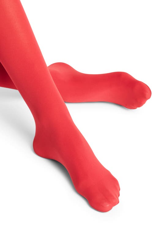 Falke Pure Matte 50 Semisheer Tights In Scarlet