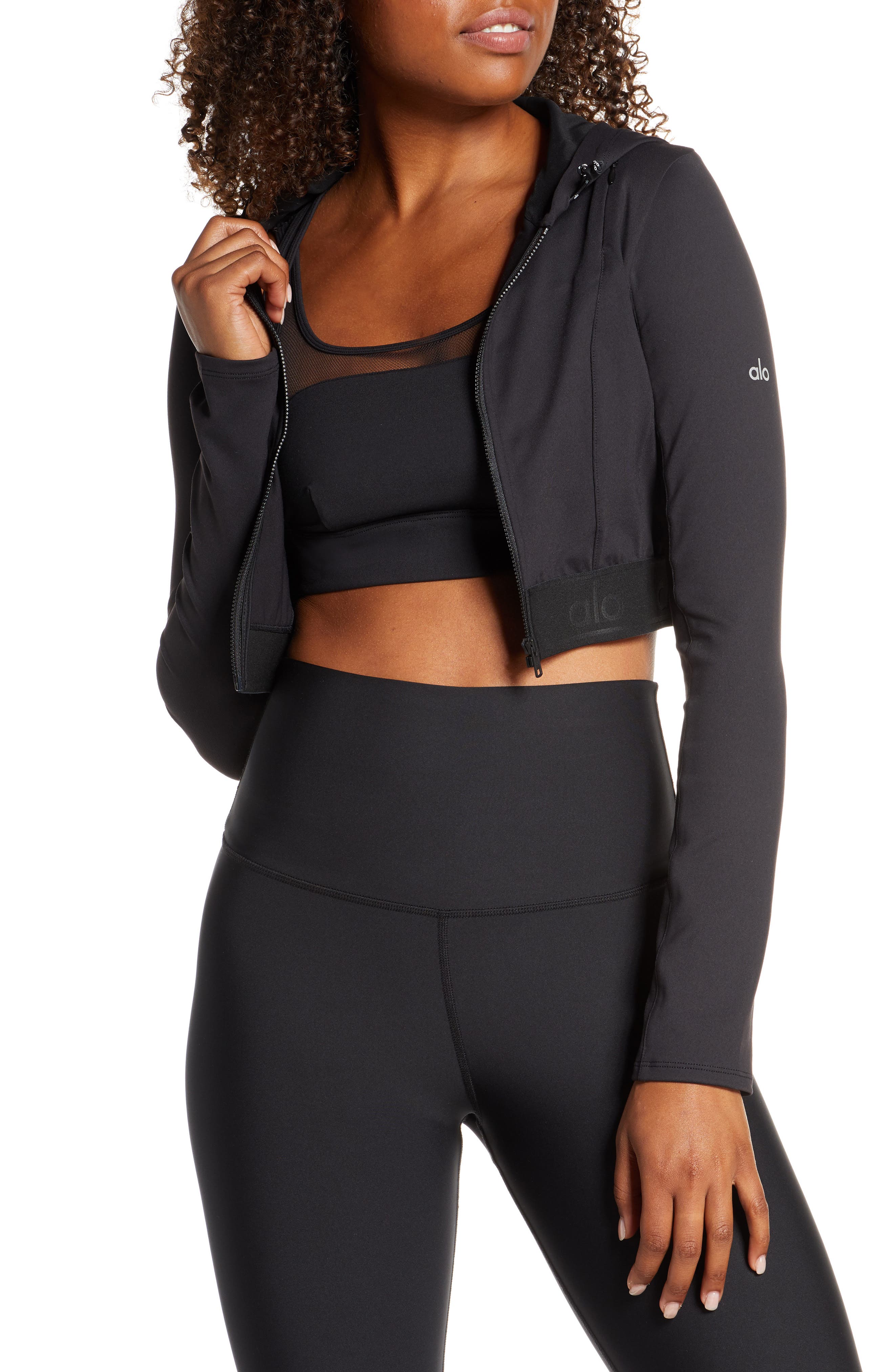 extreme crop top hoodie