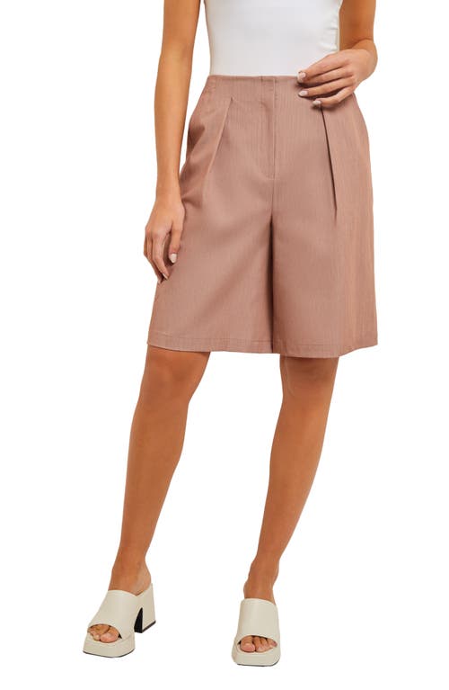 Misook Hollywood Waist Bermuda Shorts in Charmeuse at Nordstrom, Size Large