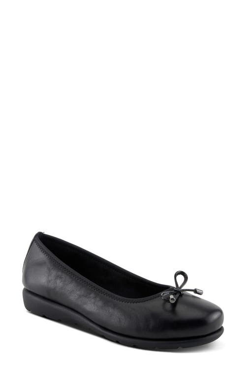 Spring Step Chesser Flat In Black