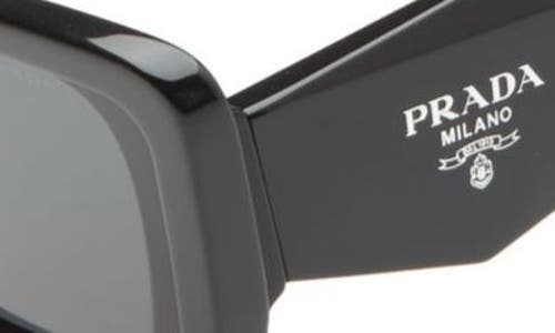 Prada 51mm Butterfly Sunglasses In Black/dark Grey
