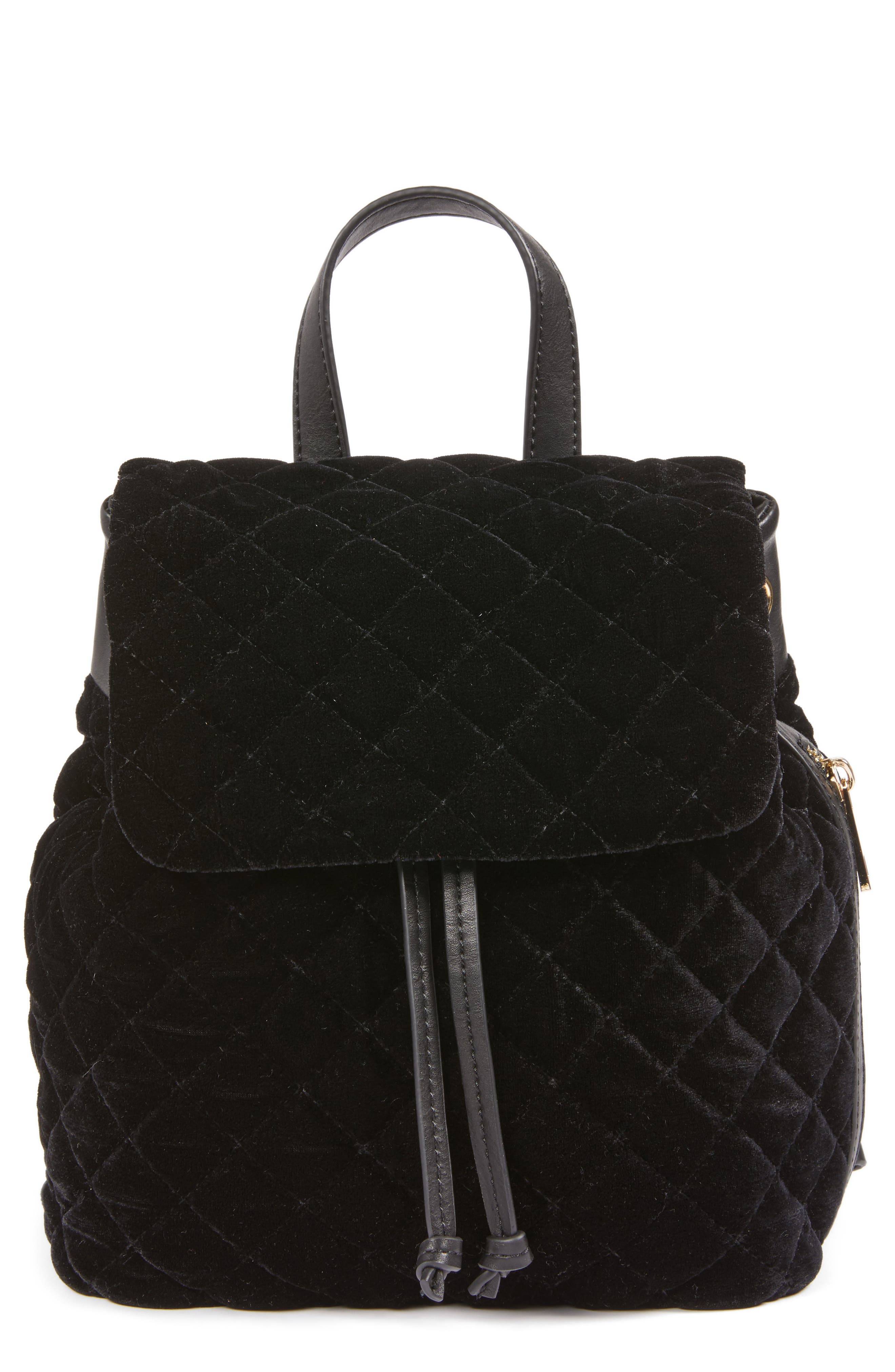 BP. Quilted Velvet Backpack Nordstrom