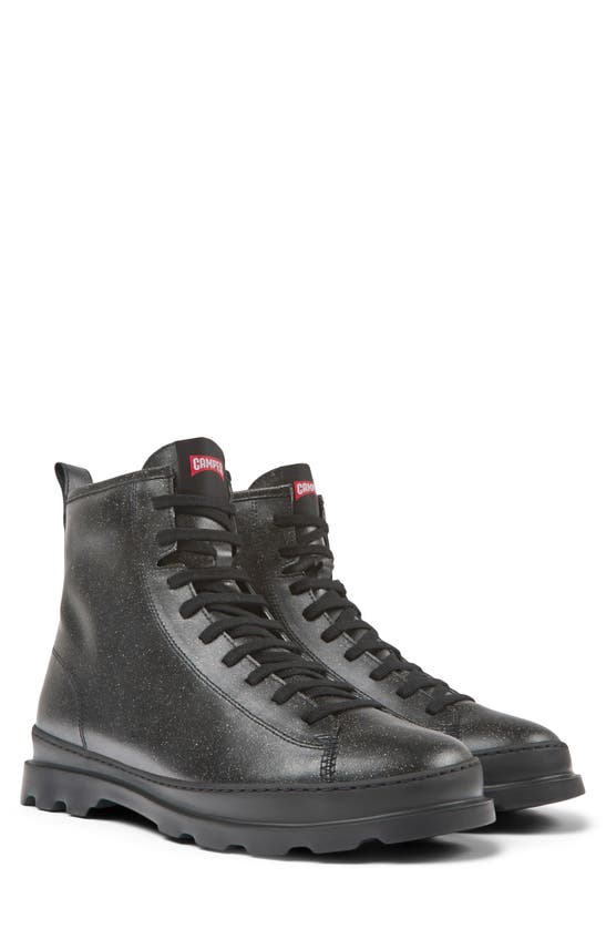 Camper Brutus Combat Boot In Black