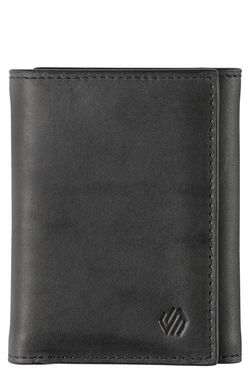 Rhodes Leather Wallet in Black Full Grain