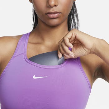 Nike Dri Fit Sports Bra Size Small Blue Polka Dot Racer Back