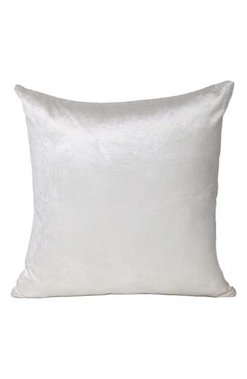 Parkland Collection Akari Square Throw Pillow In White