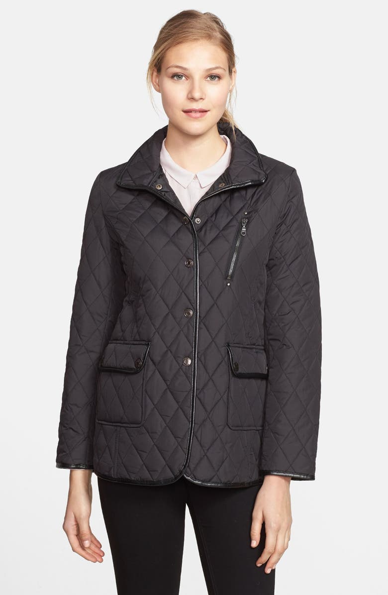 Larry Levine Snap Front Quilted Jacket | Nordstrom