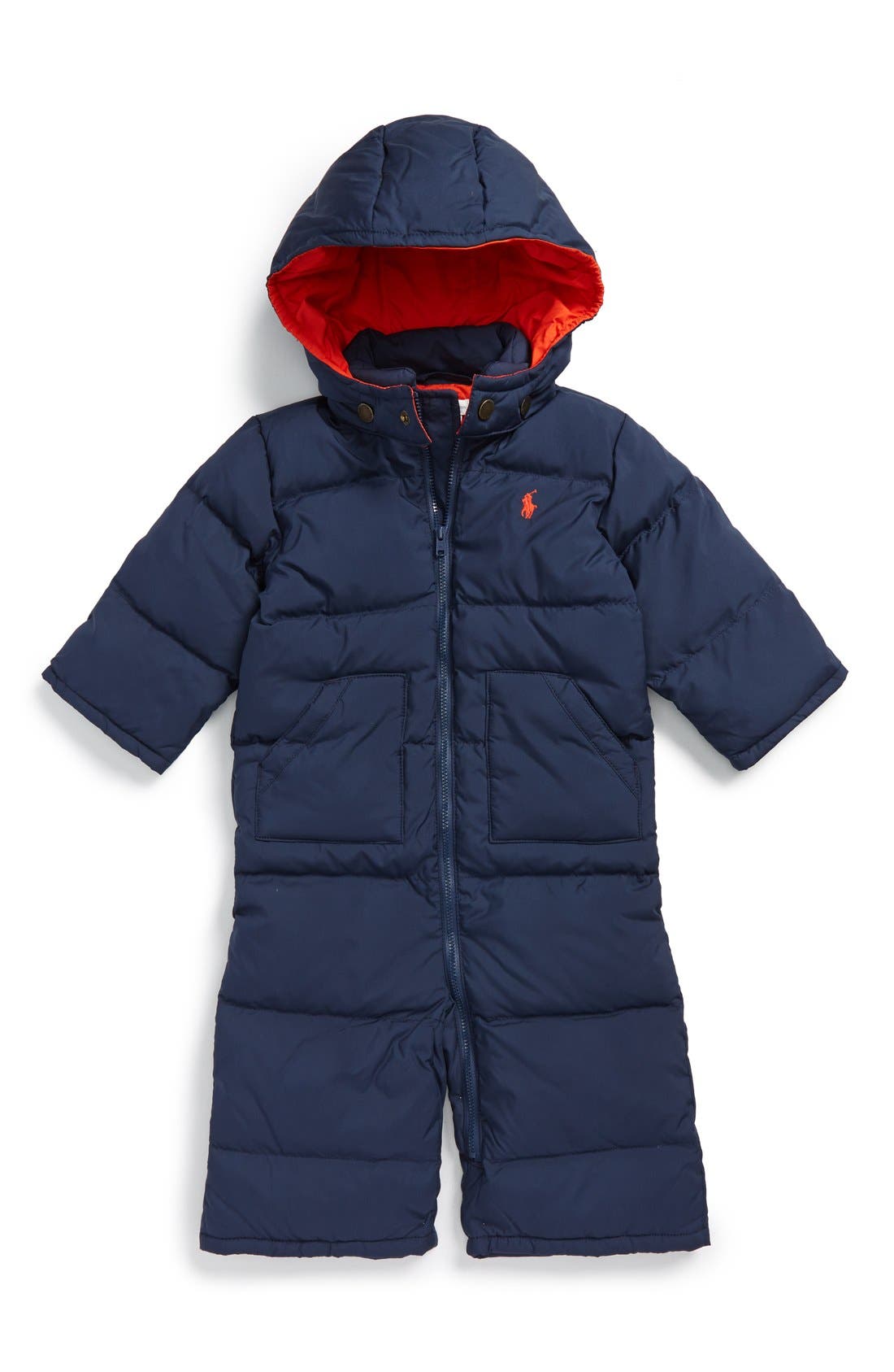 Ralph Lauren Hooded Down Snowsuit (Baby Boys) Nordstrom