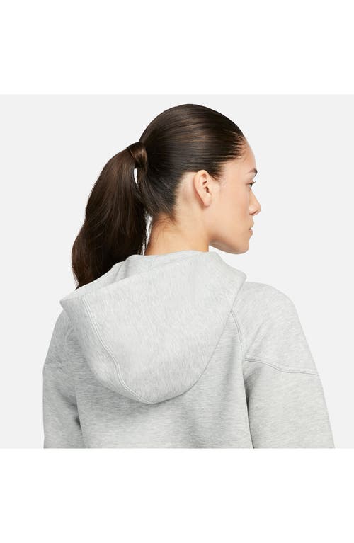 Shop Nike Sportswear Tech Fleece Windrunner Zip Hoodie In Grey Heather/black