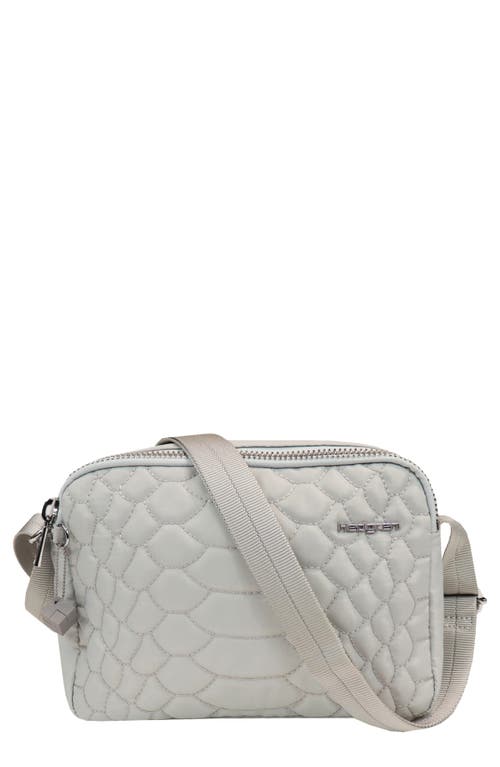 Marion Water Repellent Recycled Polyester Crossbody in Alabaster
